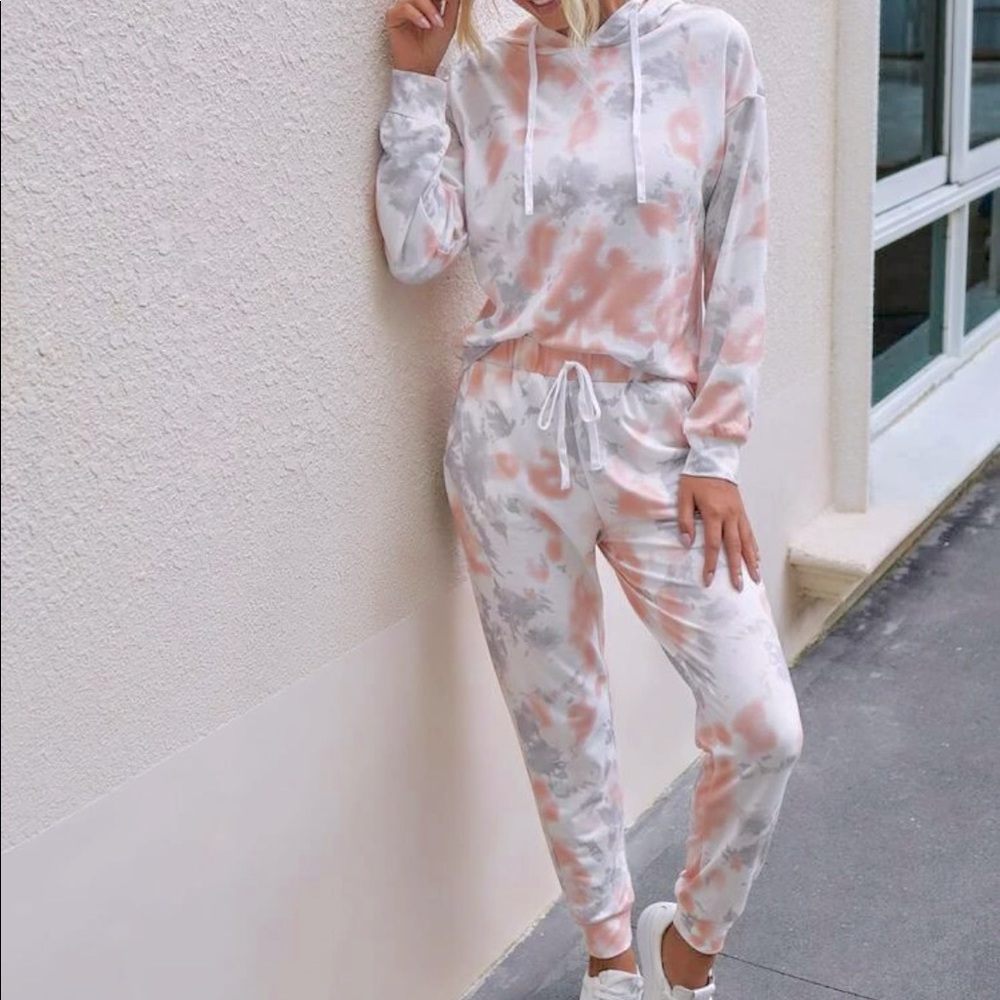 Tie dye sweatpants set